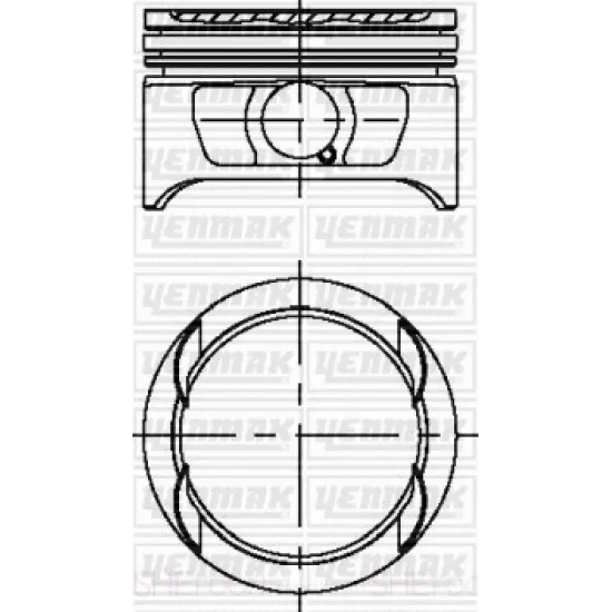 PISTON+SGM (ADET) STD VECTRA.A-ASTRA.F 2.0 16V *C20XE* *86*