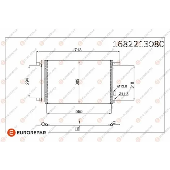 KLIMA RADYATÖRÜ 8FC351343111 / 8FC351343114