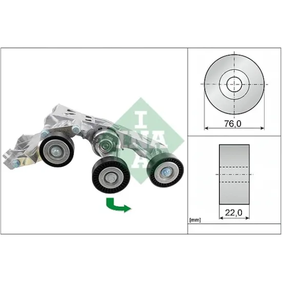 V KAYIS GERGI RULMANI ( MERCEDES OM640 169/245 A SERI CDI 04-12 B SERI CDI 05-11 )