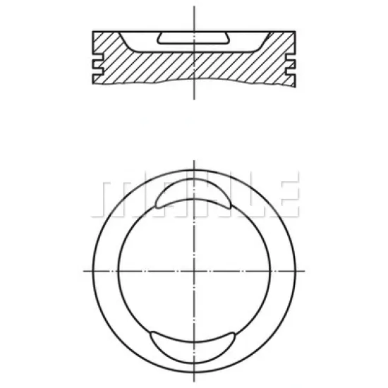 MOTOR PISTON SEGMAN PUNTO PALIO ALBEA DOBLO 1,2 8V (STD)