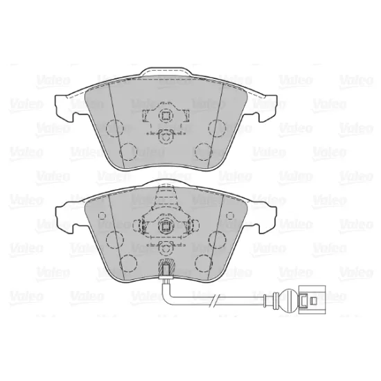 ON FREN BALATASI-BUYUK SEGMAN- (VW GOLF 06-09 PASSAT 06-11 AUDI A3 04-13 SEAT LEON 06-10)