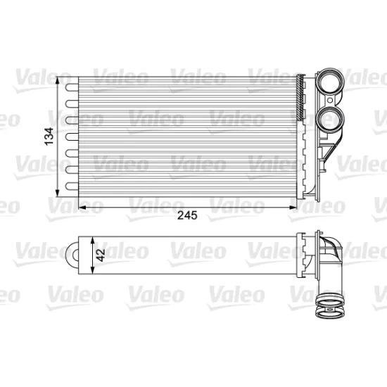 KALORİFER RADYATÖRÜ CITROEN C4 PEUGEOT 307