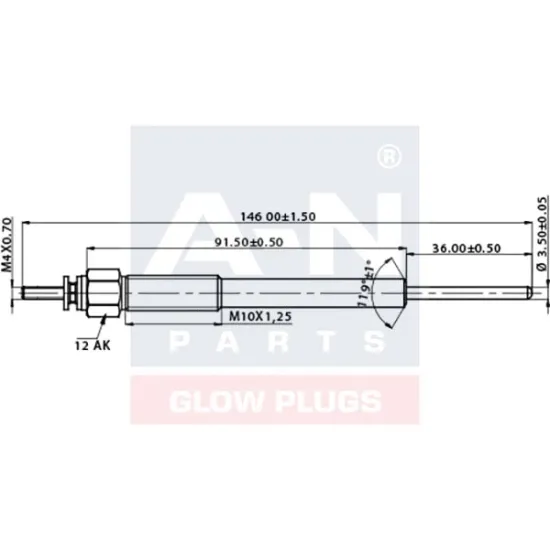 KIZDIRMA BUJISI 23V ISUZU NQR NPR75 NOVO TURKUAZ 4HK1 6HK1 EURO 3/4/5