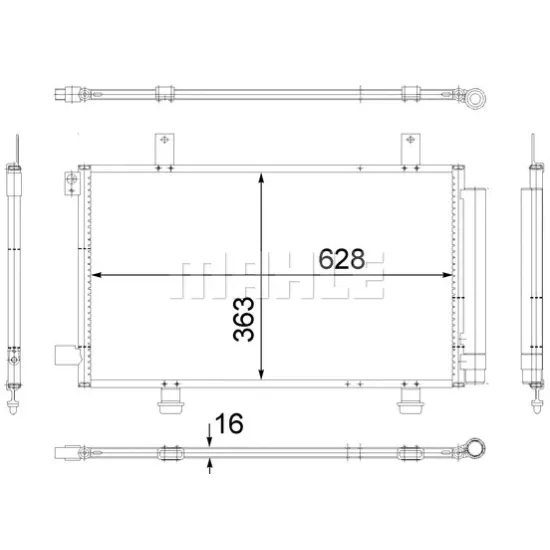 KLIMA RADYATORU (KONDENSER) 06> SX4-SEDICI