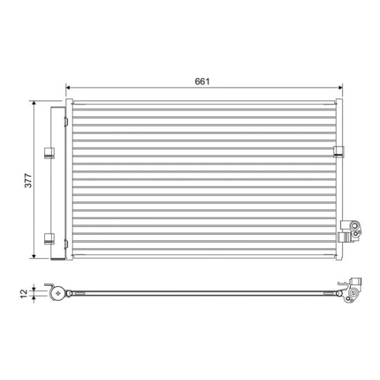 KLIMA RADYATORU(BMW G30-G31-5-6-7 SERISI)