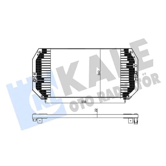 KLIMA RADYATORU (KONDENSER) 93-97 CARINA E 1.6-2.0-2.0gti