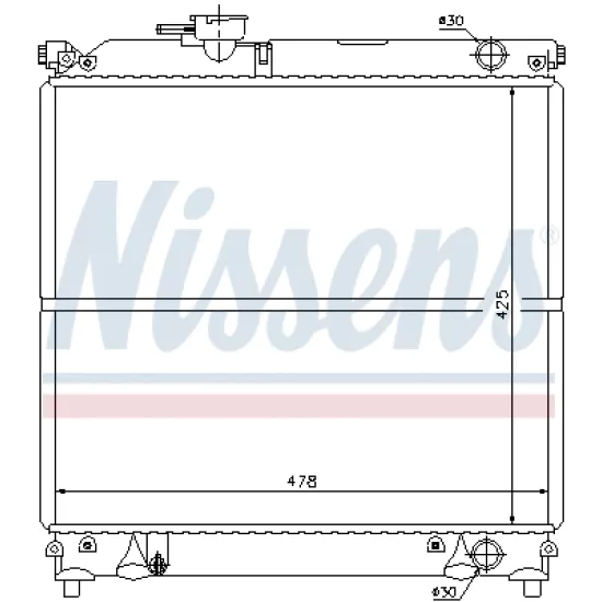 SU RADYATORU BRAZING SUZUKI VITARA 88-97 1.6 5KAPI A/T