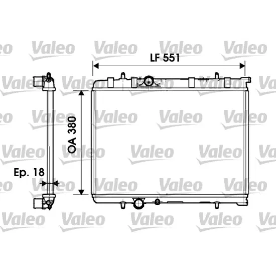 RADYATOR SU MEKANIK ( PEUGEOT 307 1.4 16V 03 / CITROEN C4 1.4 16V 04 )