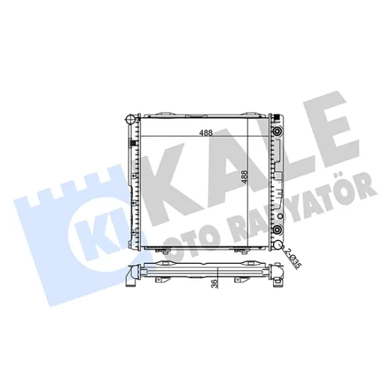 MOTOR SU RADYATORU (KLIMALI) W124 88>93 S124 85>92 C124 87>92