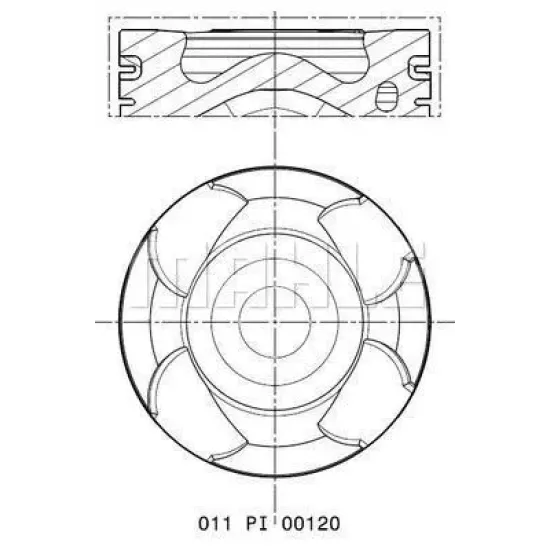 PISTON+SGM (ADET) STD 14> ASTRA.J 