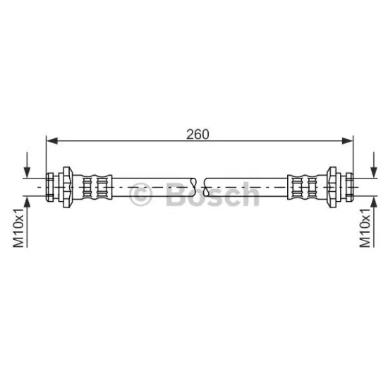 N35 HORTUM FREN ARKA R/L-(NISSAN SUNNY 90// )