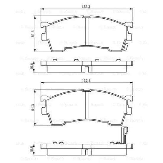 BALATA FREN ON-(MAZDA 626 92/97 FS )