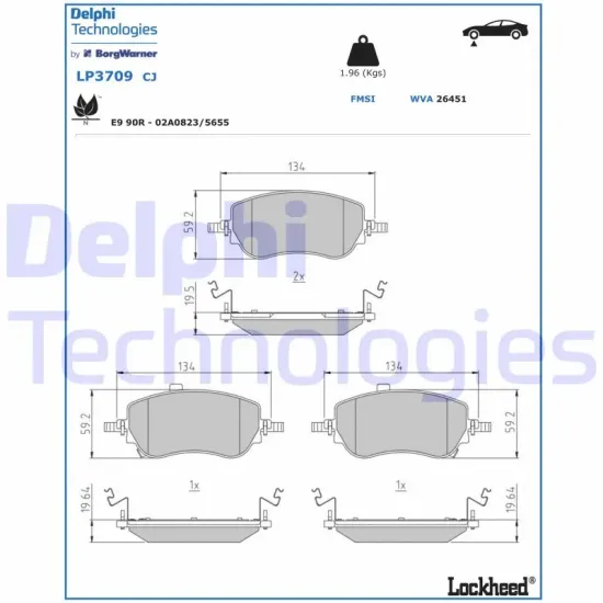 FREN BALATASI ON-(FIAT EGEA Station wagon 1.3 D 2020-