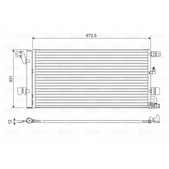 KLIMA RADYATORU (AUDI A4 16-  A5 17-  A6 19-)