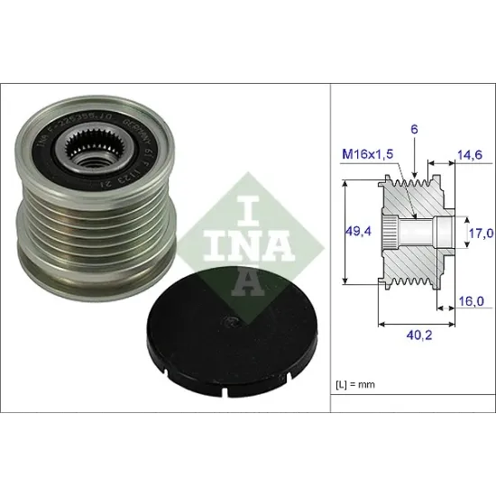 ALTERNATOR KASNAGI (VW CADDY GOLF III IV SKODA FABIA OCTAVIA SEAT )