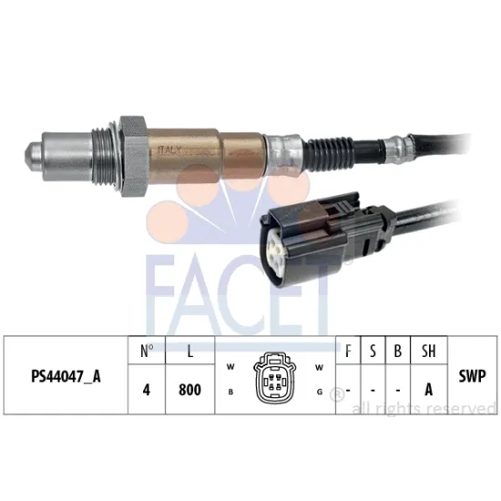 OKSIJEN SENSORU FORD FOCUS III 13> GRAND C-MAX (DXA/CB7, DXA/CEU 1.6 EcoBoost KUGA II (DM2): 1.6