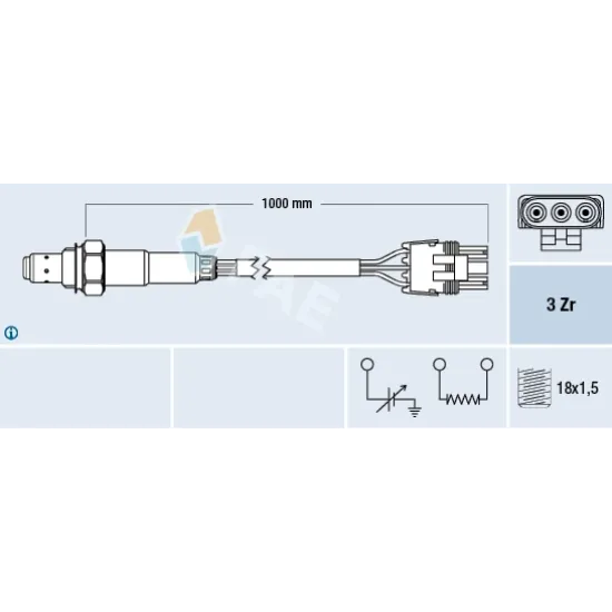 LAMBDA SENSORU VECTRA.A 2.0 8V *C20NE*