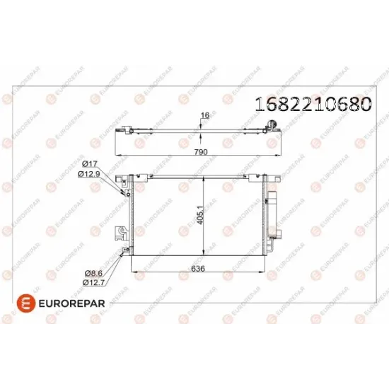 KLIMA RADYATORU ASX LANCER OUTLANDER 2009> P4007 P4008 C4 AYRCROSS C CROSSER 10>