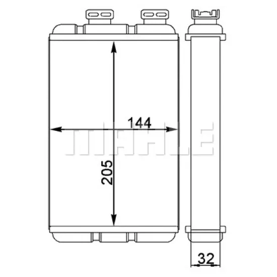 KALORIFER RADYATORU 99> 3-SERI (E46)