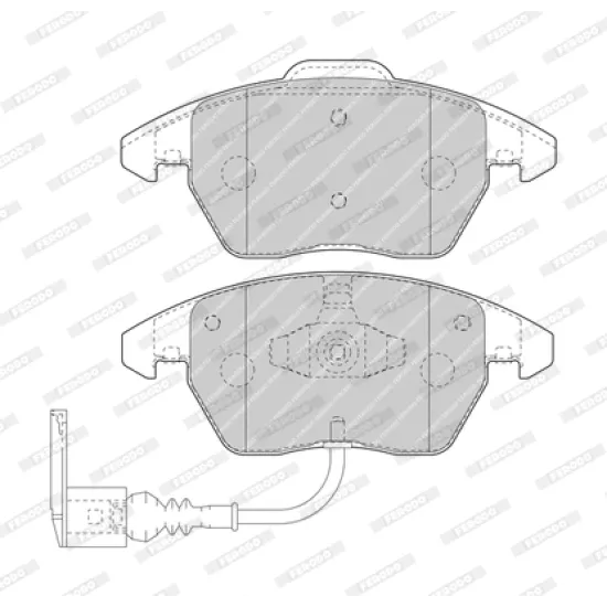 ON FREN BALATASI-KABLOLU- (VW CADDY 04-15 GOLF 04-14 PASSAT 06-11 POLO 10- AUDI A3 04-13 SEAT LEON 06-13)