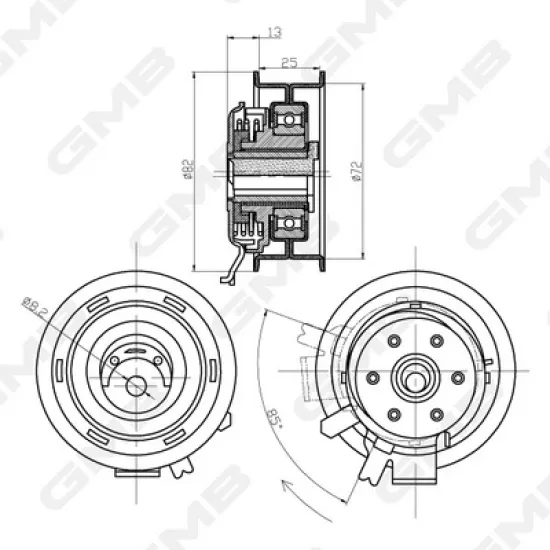 TRIGER GERGİ RULMANI ( AUDI / SEAT / SKODA / VOLKSWAGEN )