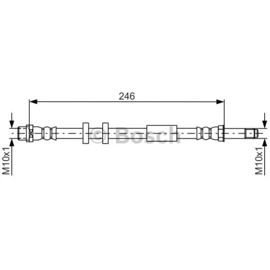 FREN HORTUMU ARKA A8 10>17