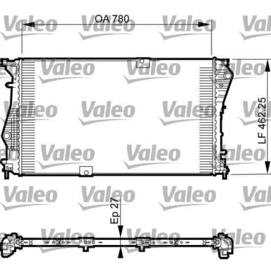 SU RADYATORU (OPEL VIVARO 2.0 10/2011 /RENAULT TRAFIC 2.0DCI 06-)