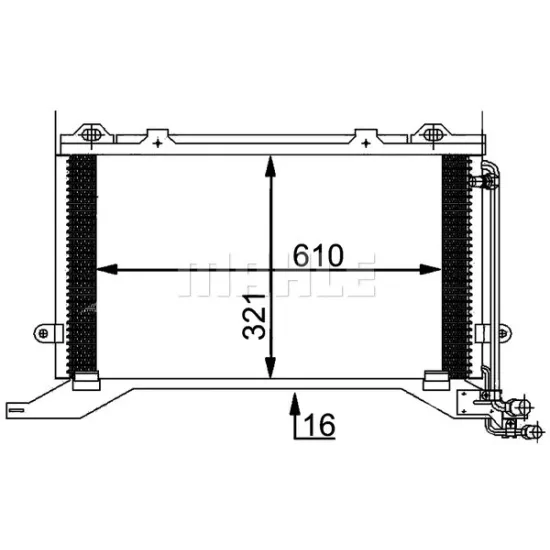 KLIMA RADYATORU E-CLASS W210 96>02 S210 96>03