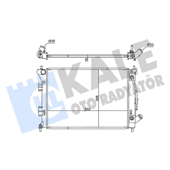 MOTOR SU RADYATORU HYUNDAI I30 1.6 2012-/ KIA CEED 1.6 2012-/ OTOMATIK