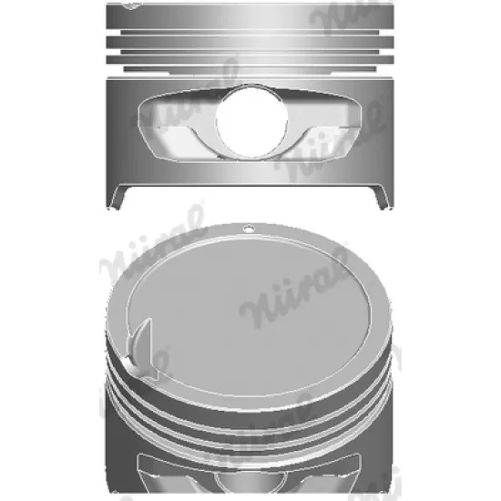 PISTON+SEGMAN 76,00 X 1,5 X 1,5 X 3 - 69KW - 89PS - G4EK - 0,50