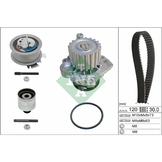 TRIGER SETI + SU POMPASI (VW CADDY 04-11 GOLF 02-09 PASSAT 03-11 POLO 02-10 TRANSPORTER T5 1.9 03-10 AUDI A3 01-13 A4 01-08) B