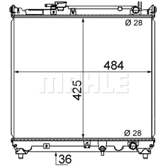 RADYATOR 91-99 VITARA 1.6i +MS