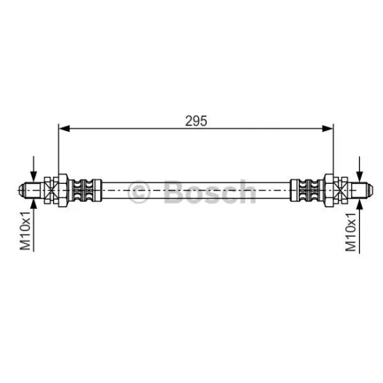 ARKA FREN HORTUM ( FORD FİESTA 89- )