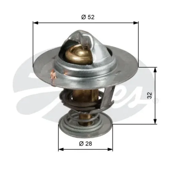 TERMOSTAT ( FORD BMAX 12- / FOCUS-11-15 / FIESTA 13-/ MONDEO 14- CONNECT 13- COURIER 14 1.0 MOTOR )