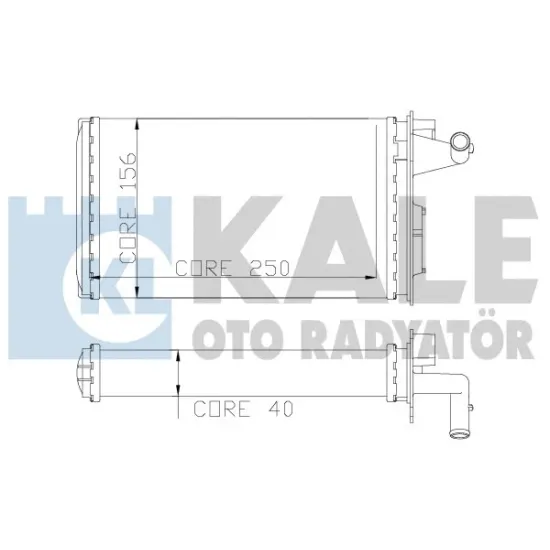 KALORIFER RADYATORU TEMPRA SX AK 2.0 CC MUSLUKLU (2 SIRA AL)