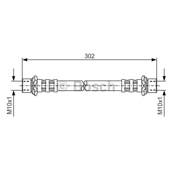 HORTUM FREN ARKA R/L-(TOYOTA HILUX-VIGO 06/11 )