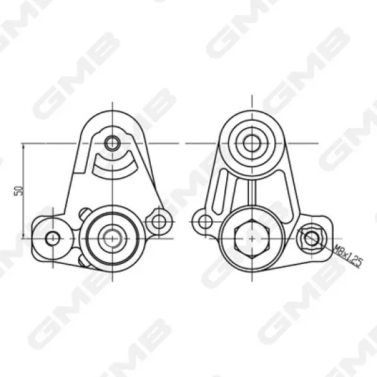 V KAYIS GERGI RULMANI KUTUKLU ( PEUGEOT PARTNER 1.9 XUD9 AC / DW8 02 AC FIAT SCUDO 1.9D 1.9JTD )