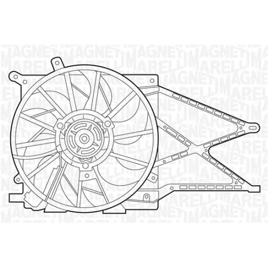 FAN MOTORU DAVLUMBAZLI ( OPEL ASTRA G ) (6 KULAK)