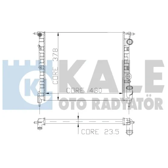 RADYATOR 2S-CU R19 1.4gtd KARB. +AC