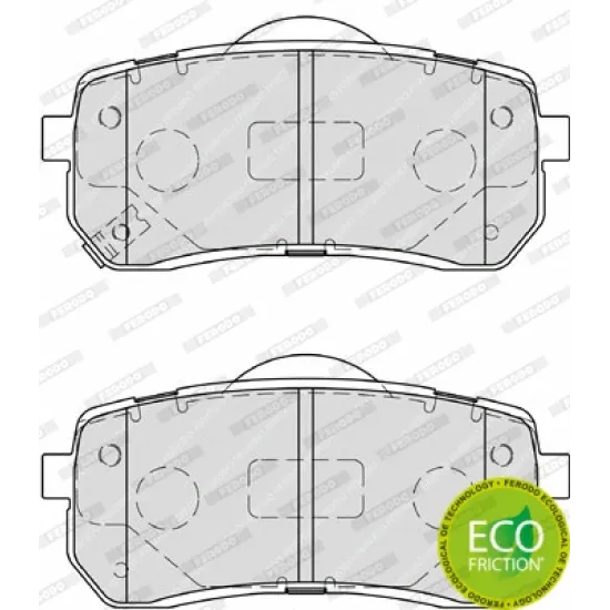 FREN BALATASI ARKA HYUNDAI H1 STAREX 07-/ IX55 3.8 V6 4×4 08-/ KIA CARNIVAL 06-/ SORENTO 15-/