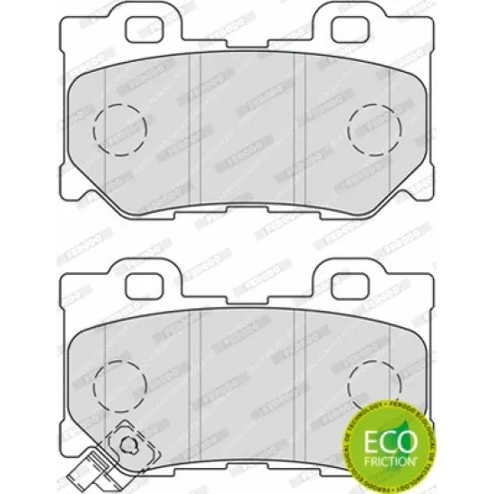 BALATA FREN ARKA-(INFINITI FX30 3.0 DT / FX37 3.7 / INFINITI G7 3.7 / Q50 / Q60 / Q70 / NISSAN 370Z 2006//  )