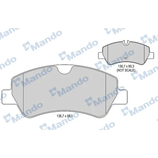 FREN BALATA ARKA 13> TRANSIT.CUSTOM 2.2tdci