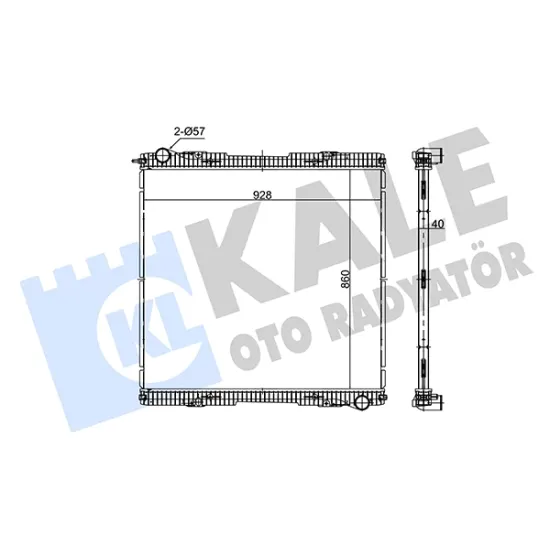 MOTOR SU RADYATORU SCANIA P G R T SERISI 04 > (AT/MT)