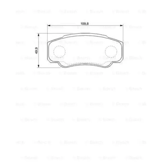 ARKA FREN BALATASI (DISKLI FREN) BOXER II JUMPER II DUCATO II 1800KG (16 JANT) 02> (03 06)