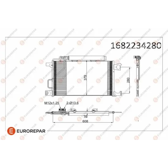 KLIMA RADYATORU W203 02>07 CL203 02>08 S203 03>07 C209 02>09 A209 03>10