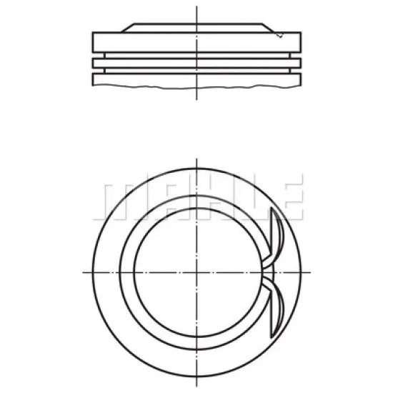 PISTON+SEGMAN KOMPLE-STD VW GOLF 13-17 POLO 15-18 AUDI A3 13-16 CYVC-CJZB-CYVB-CJZA-CJZD