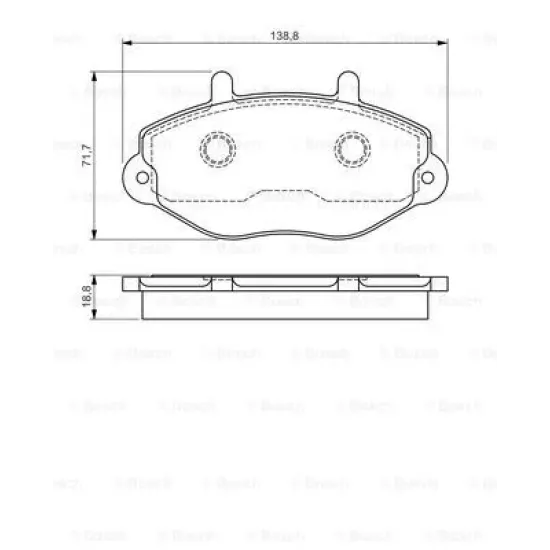 ON FREN BALATASI ( FORD TRANSIT T15 )