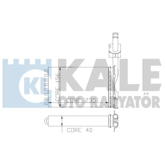 KALORIFER RADYATORU R21 OPTIMA MANAGER CONCORDE (2 SIRA CU+PL)