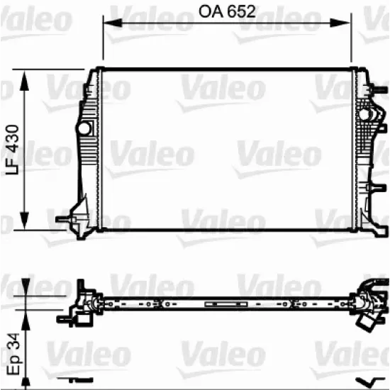 RADYATOR (RENAULT SCENIC III 2.0 DCI 1.6DCI 11-)