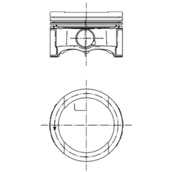 PISTON+SEGMAN (AD) STD 97> GOLF.IV-PASSAT-IV-JETTA-A3-LEON 1.6 *BFQ-BSE-BGU-ALZ* *81.01* 